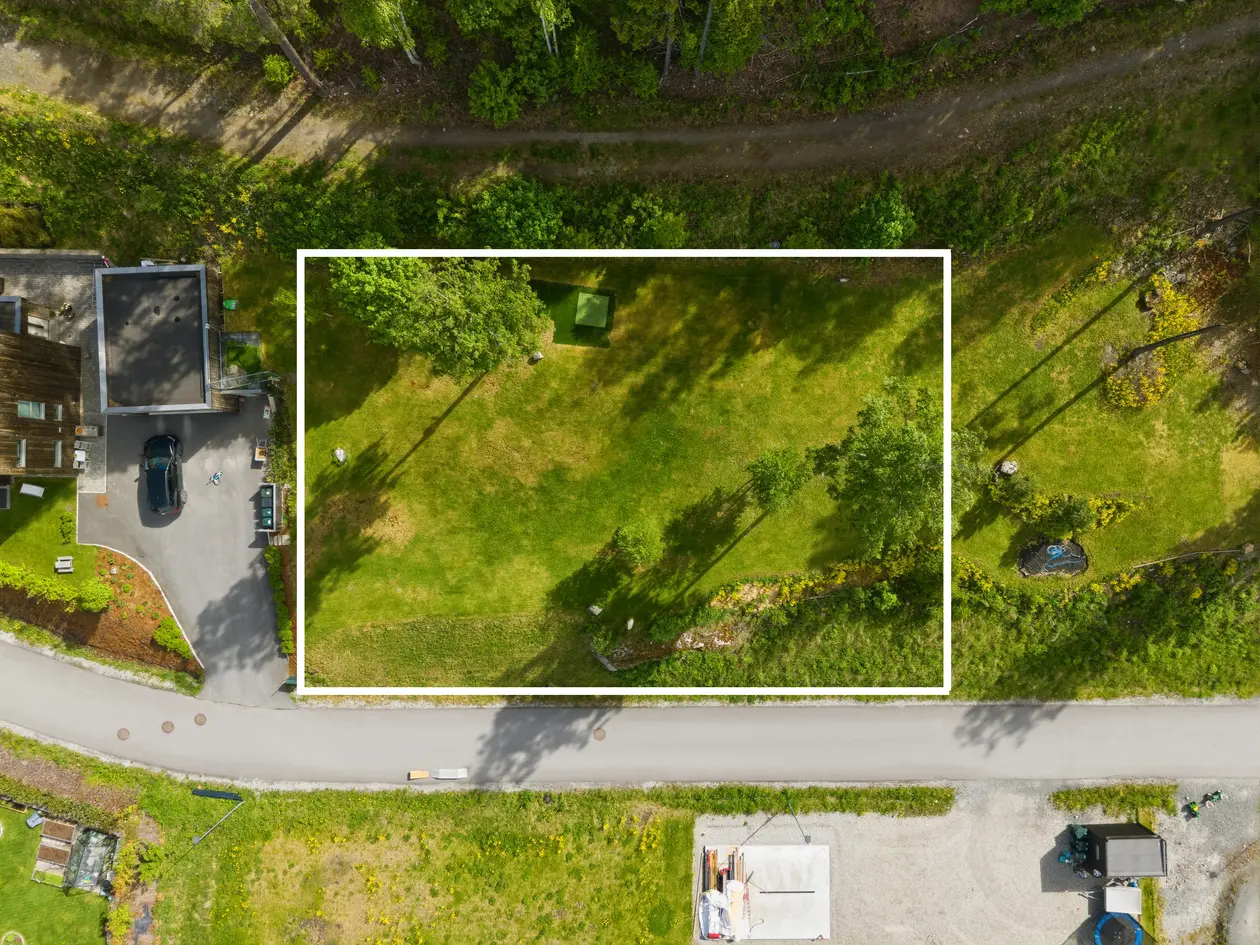 Eneboligtomt i nyetablert område med vidstrakt utsikt og gode solforhold - BYA 30% - 920m2 regulert til bolig photo 4