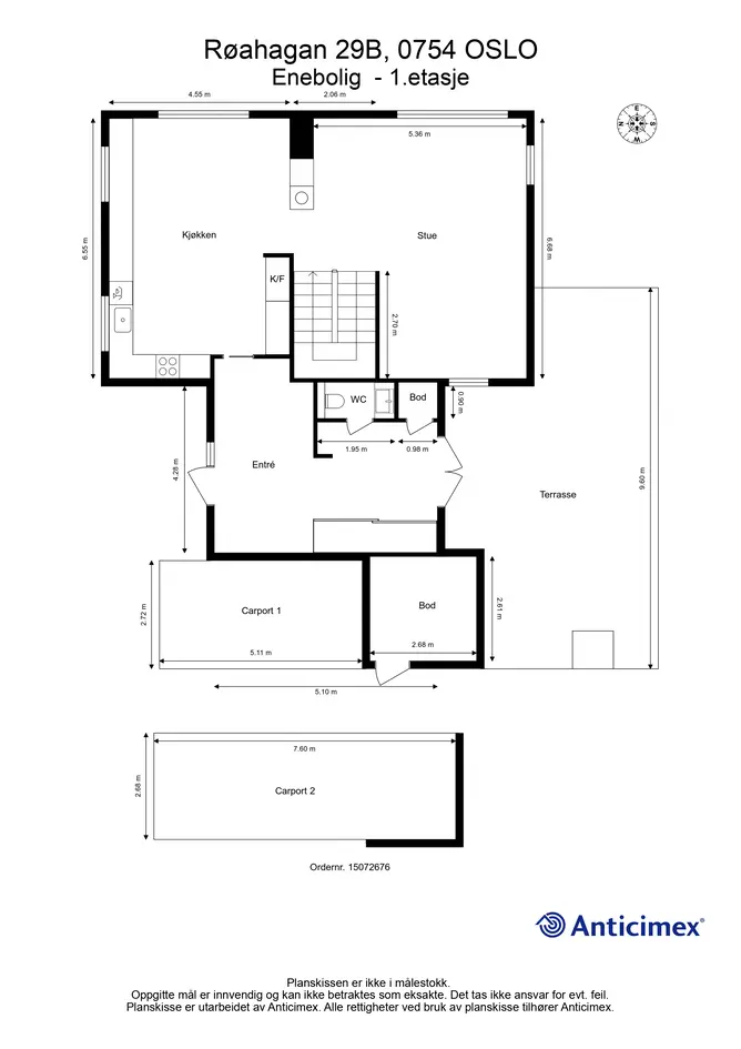 Modernisert enebolig med attraktiv beliggenhet på Røa | BRA 235 m² | Terrasse 46 m² | 2 Carporter | Grenser mot friareal photo 5