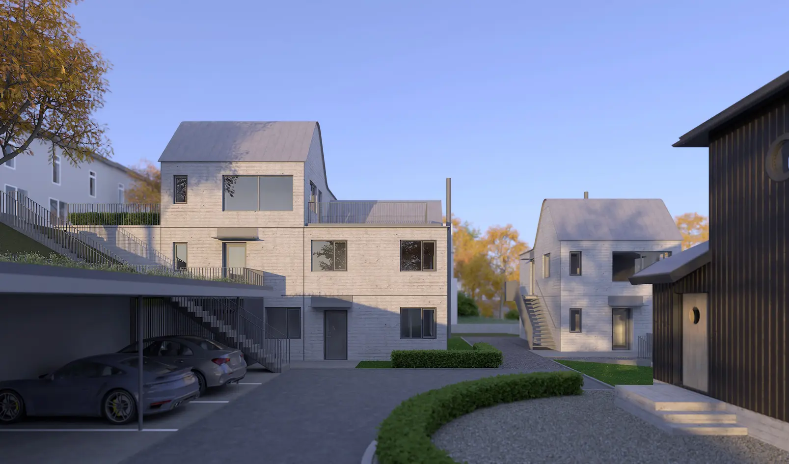 3 solgt - Byggestart! Arkitekttegnede leiligheter i eksklusiv betong, dobbel takhøyde og ink. parkering. Unik beliggenhet ved Sandvedparken photo 2