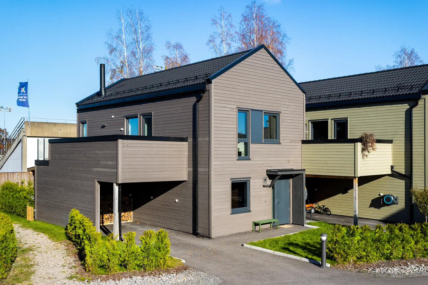 Strøken og tiltalende enebolig i kjede fra 2022 | Effektiv planløsning over 2 plan | Carport | Ingen forkjøpsrett photo 3