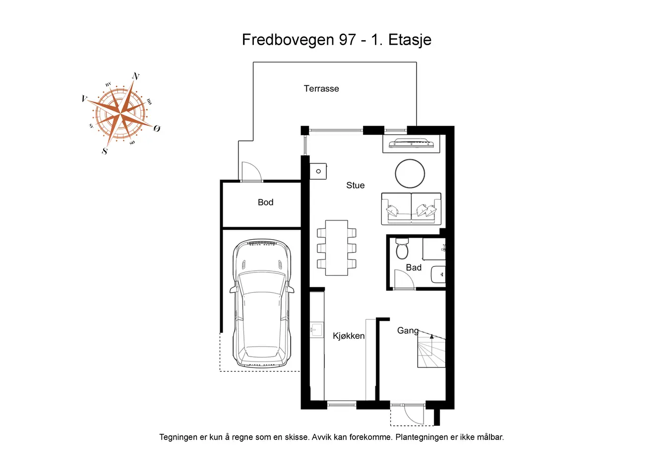 Strøken og tiltalende enebolig i kjede fra 2022 | Effektiv planløsning over 2 plan | Carport | Ingen forkjøpsrett photo 5