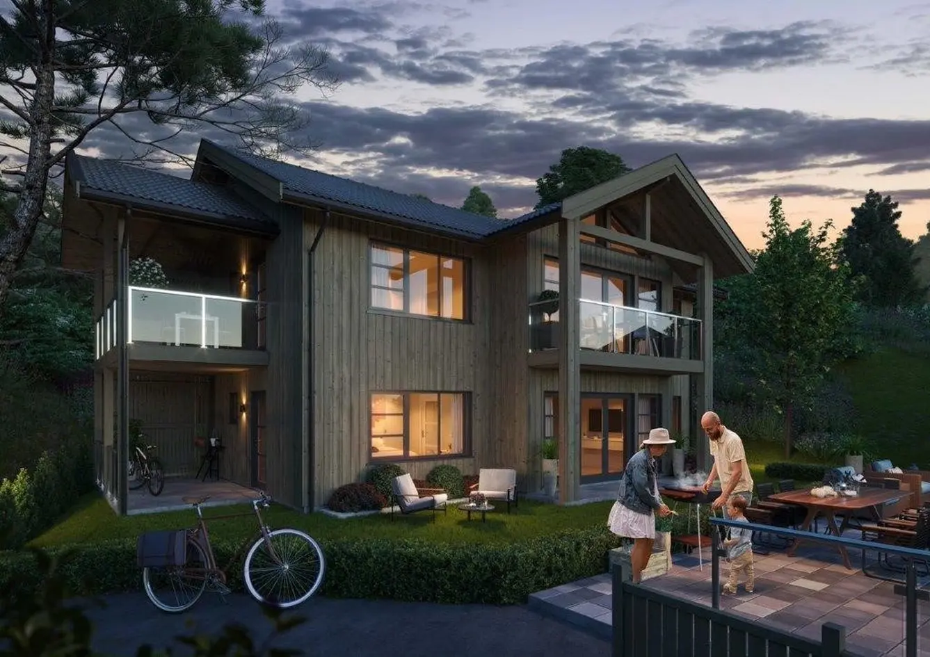 Bekkejordet - 6 prosjekterte leiligheter i høy kvalitet | Inntil 3 sov | Garasjeplass | Vannbåren varme | Sørvendt photo 3