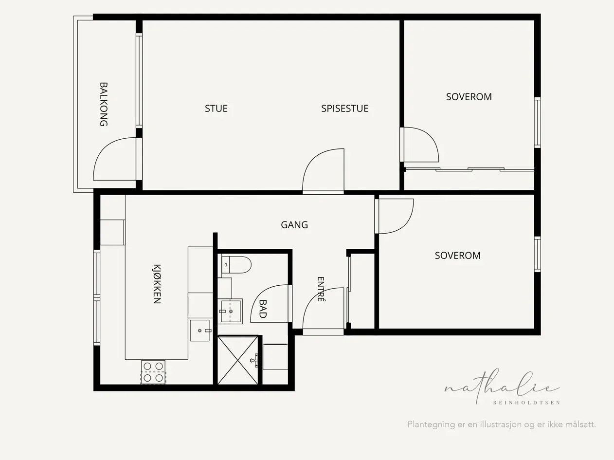 Apartment in Bergen, Nordnes, Skuteviken - Bilde 4