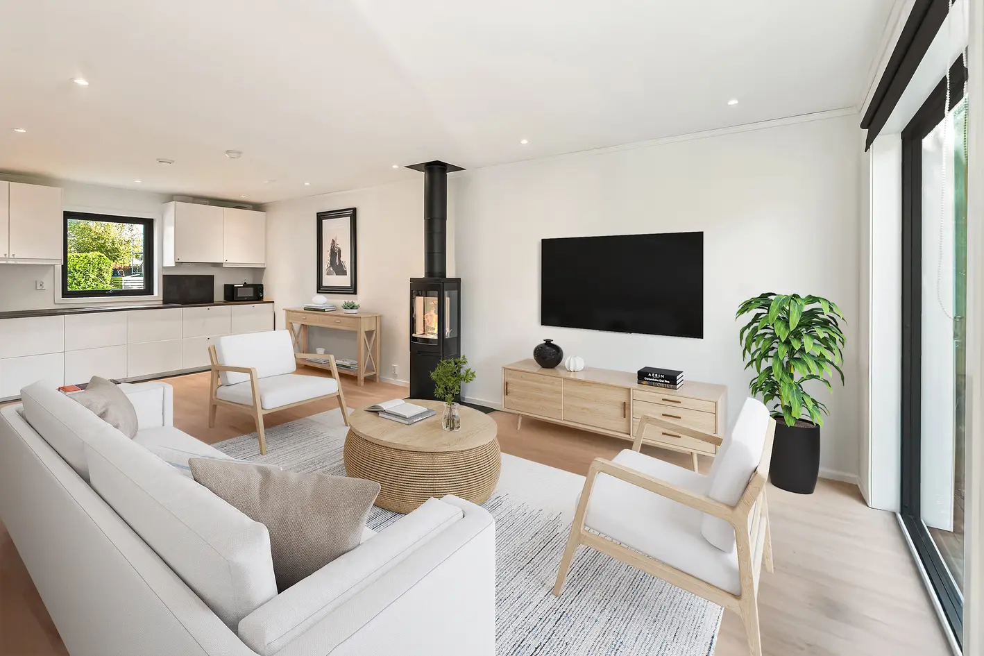 KUN 1 IGJEN! Nye eneboliger i kjede til en meget gunstig pris - 2 bad - 3 Soverom - Mulig å innredet loft/hems photo 4