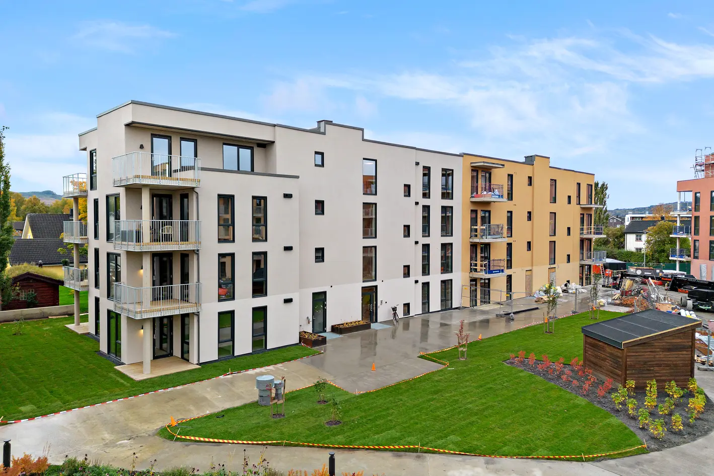 NYOPPFØRT 3-ROMS HJØRNELEILIGHET - 3. etasje med heis & parkering - Sørvendt balkong photo 3