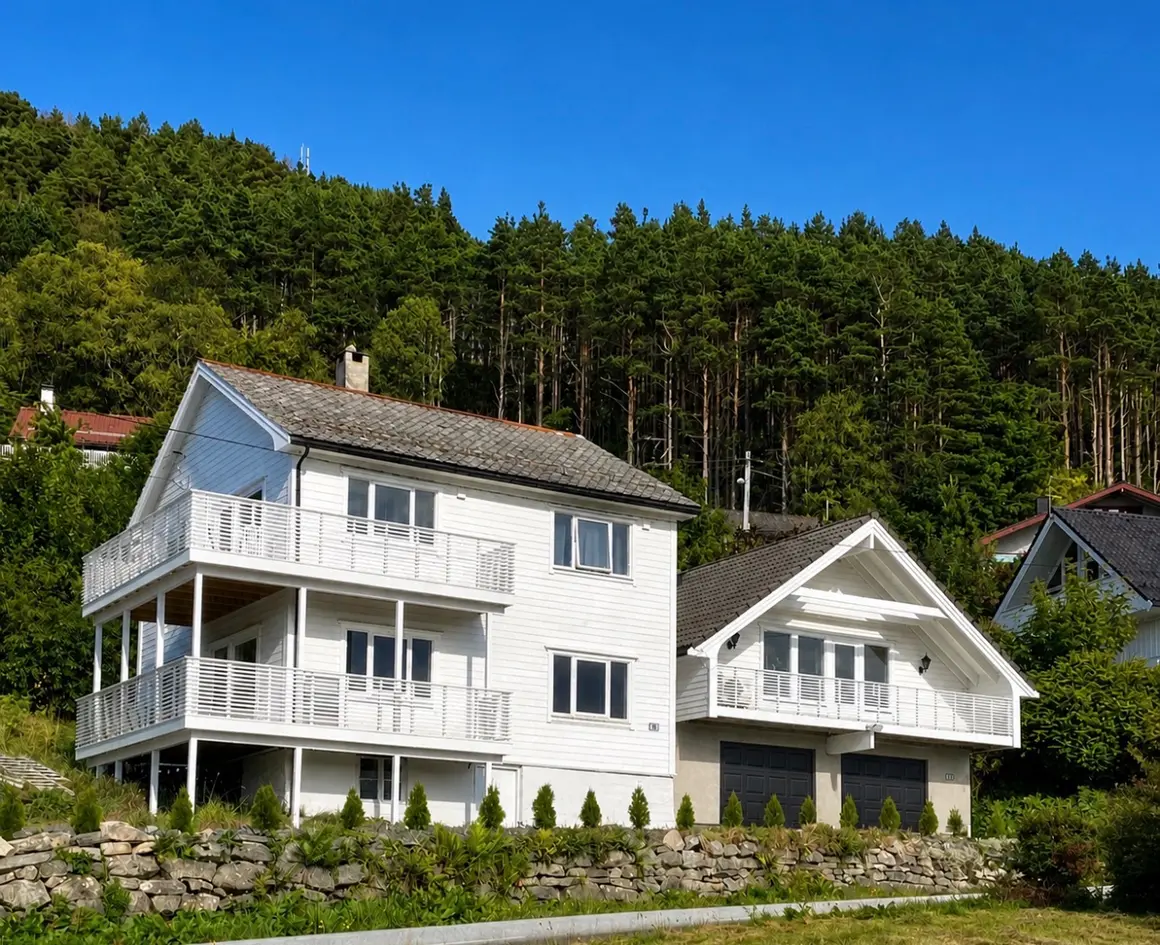 Eiendom med 3 boenheter | Hovedhus med leilighet og utleiedel | Leilighet over dobbelgarasje - Godt utleieobjekt! photo 2