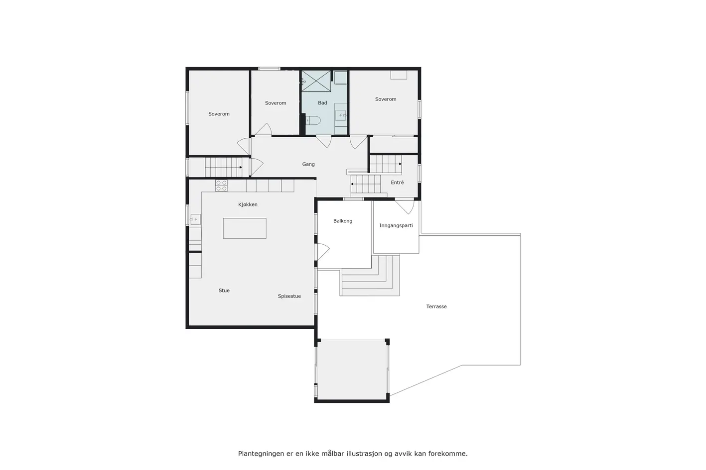 Innholdsrik og godt oppgradert enebolig - Moderne og god standard i 1.etg - Egen inngang til adskilt del av kjeller photo 4