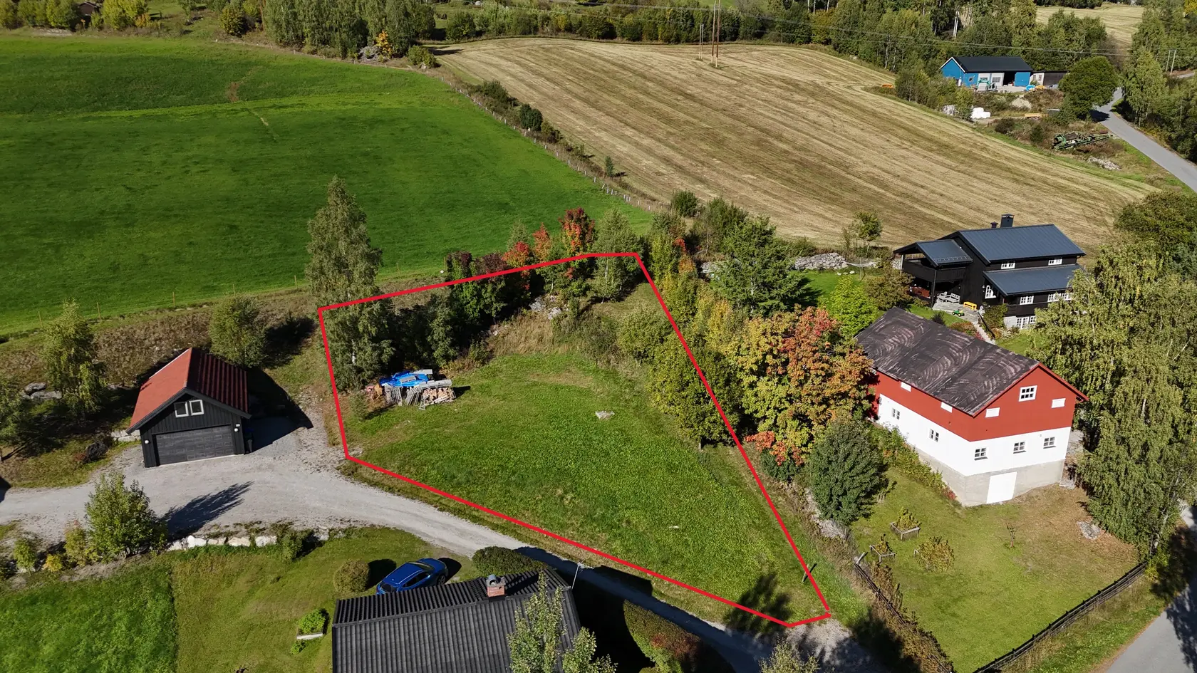 Golbergsgutu - Byggeklar boligtomt beliggende i landlige omgivelser | Strøm, vann og avløp ved tomtegrense.  photo 2