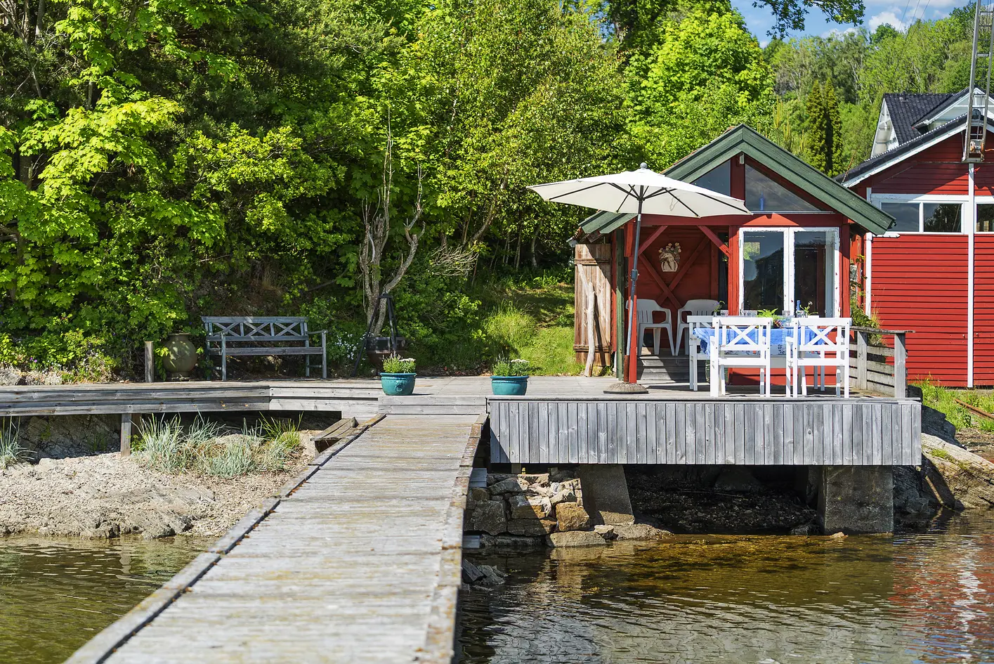 Villa Strandly - Stor og idyllisk strandeiendom - Innholdsrik sveitservilla - Usjenert strand og brygge | Ingen boplikt photo 3