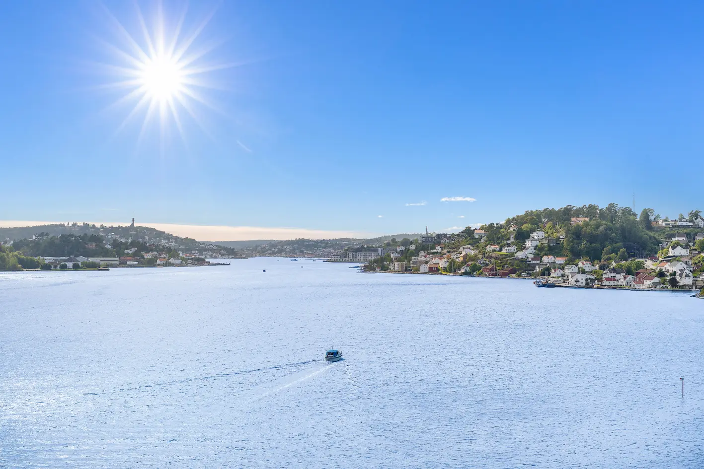 Eksklusiv endeleilighet - Spektakulært sjøpanorama, 2 balkonger, garasjeplass og mulighet for båtplass - Ikke boplikt - Flere