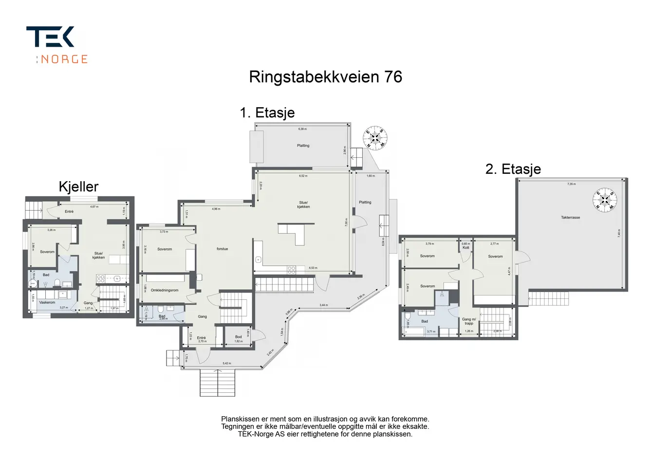 Påkostet familiebolig m/ hybel | Tilbygg fra 2018 | Innerst i rolig stikkvei | Takterrasse | Kort vei til T-bane photo 5