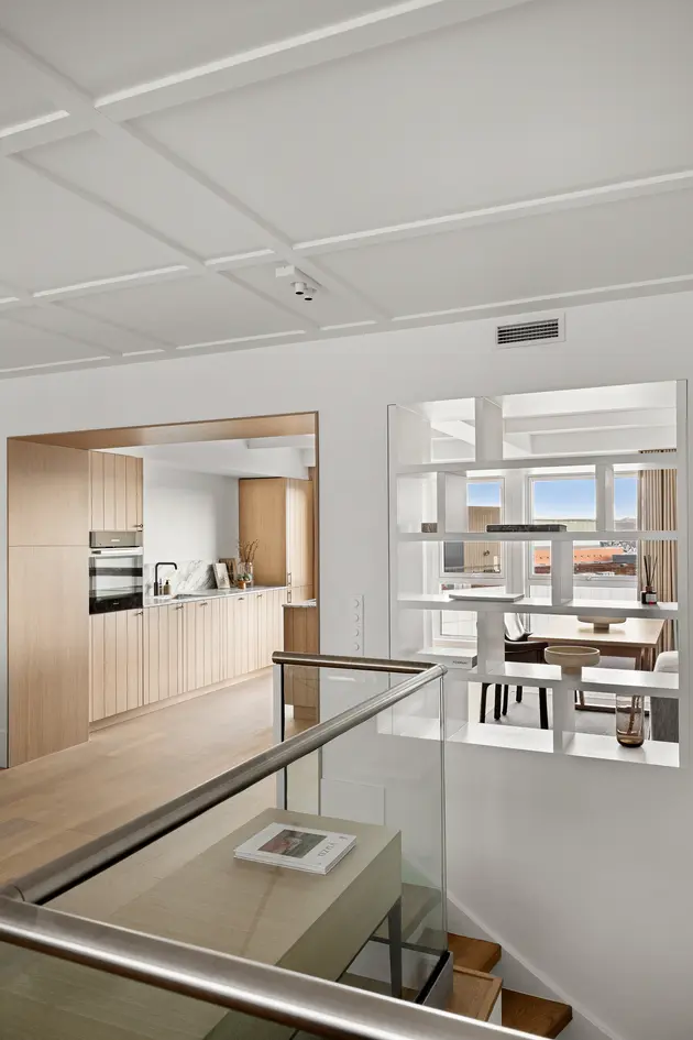 Eksklusiv toppleilighet over to plan   Arkitekttegnet av Gudbjørg Simonsen   Heis og parkering i anlegg photo 3