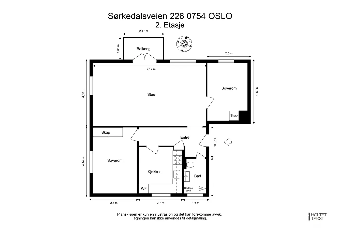 Lys 3-roms hjørneleilighet med standard fra 2025 | Solrik vestvendt balkong | Parkering medfølger | Nært Røa og marka photo 3