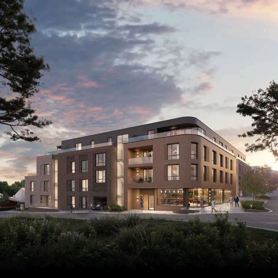 BYGGING IGANGSATT - Arealeffektiv 1-roms leilighet i Villa Granheim m/ stor markterrasse til hyggelig gårdsrom  photo 2