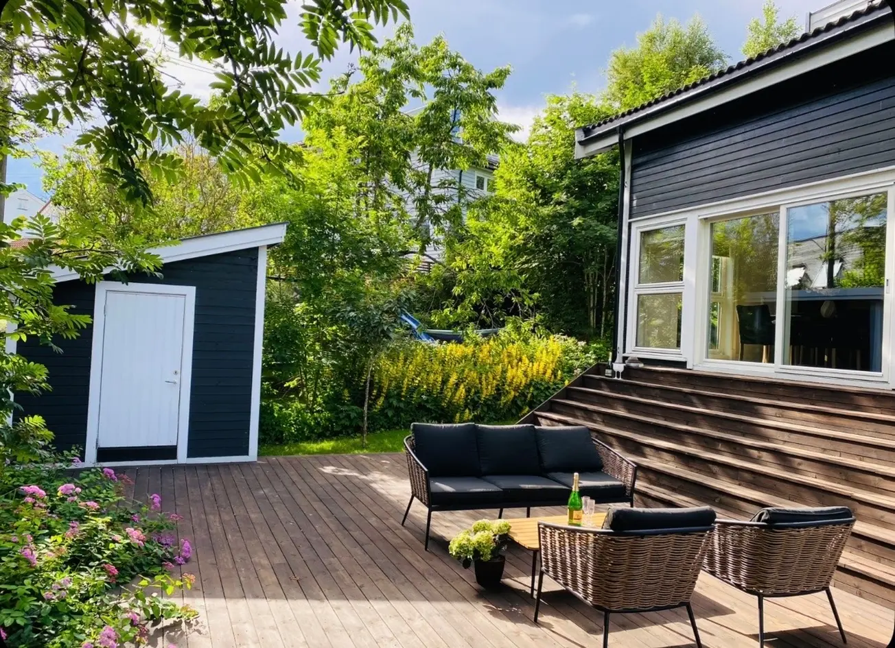 Flott og innholdsrik enebolig på Korsvoll + stor utleiedel, garasjeplass, solrik terrasse & hage mot syd. Barnevennlig photo 2