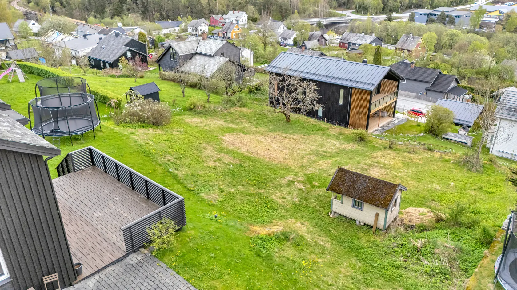 Voss/ Lunden - Boligtomt med rammetillatelse og tegninger for oppføring av enebolig. photo 2