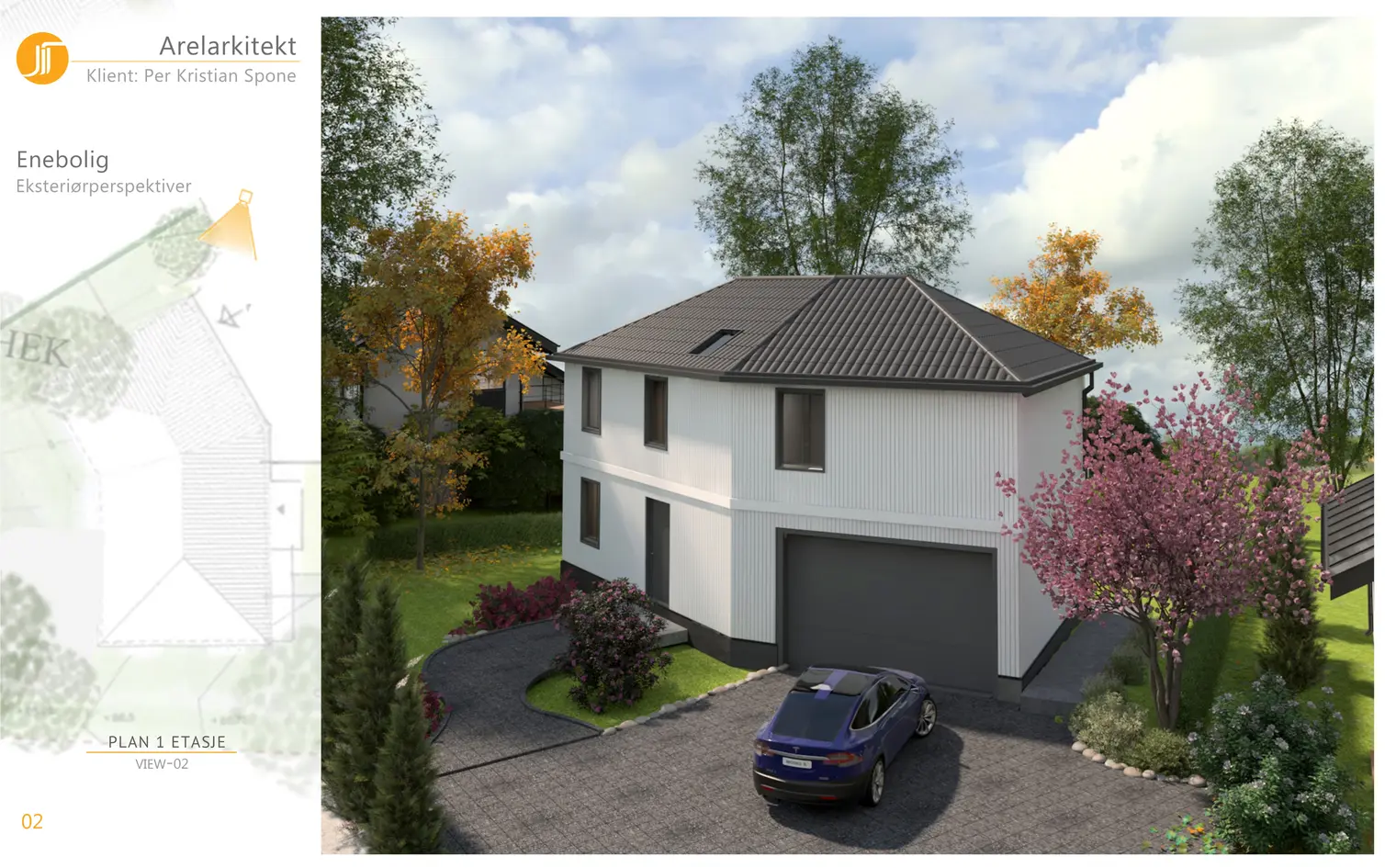 Tomt med rammetillatelse for oppføring av enebolig på 171kvm BRA - Vakker og idyllisk hage-Garasje og mulighet for hybel photo 3