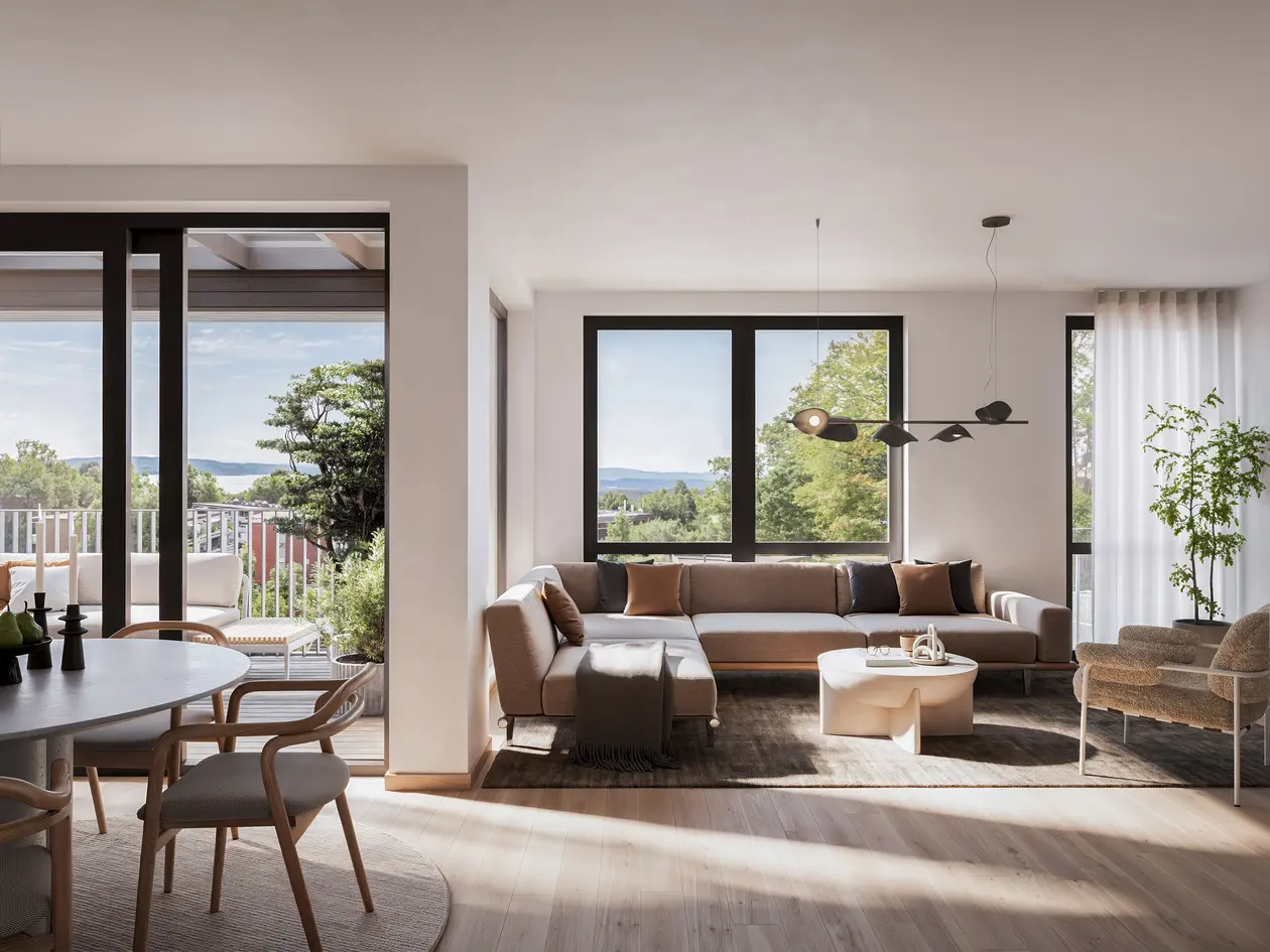 Eksklusive selveierleiligheter på Ullern med panoramautsikt, solrik beliggenhet, høy kvalitet og mulighet for p-plass. photo 2
