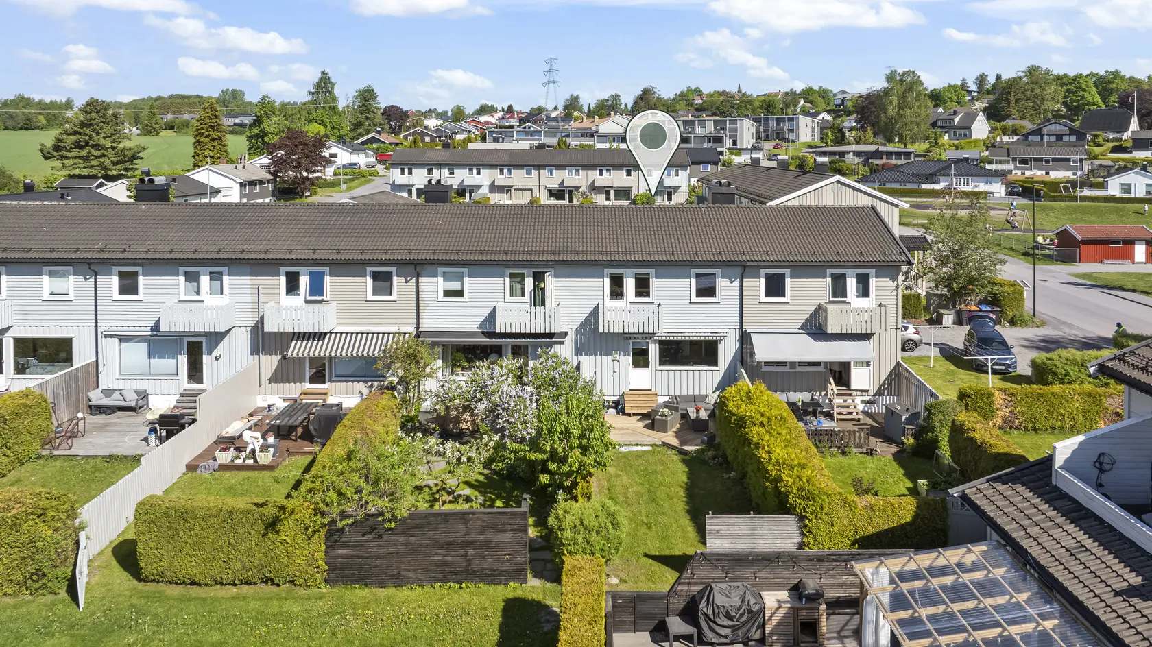 Selveier rekkehus med komplett fornyelse av hele innvendige boligen 2020 - 2023