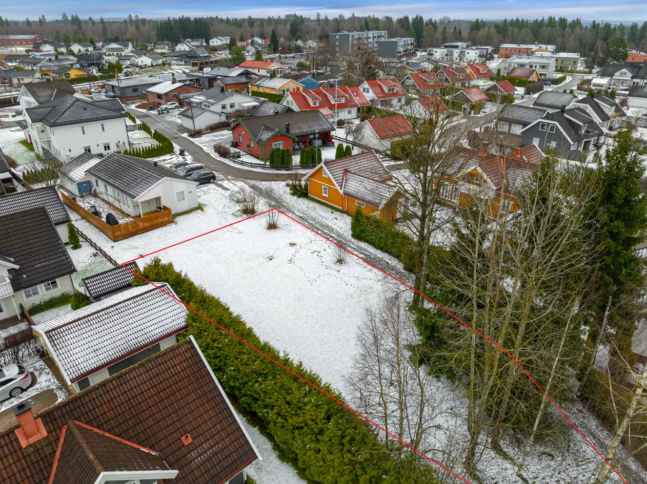 Flat tomt på 623 kvm i et attraktivt boligområde | 30% BYA inkl. garasje photo 2