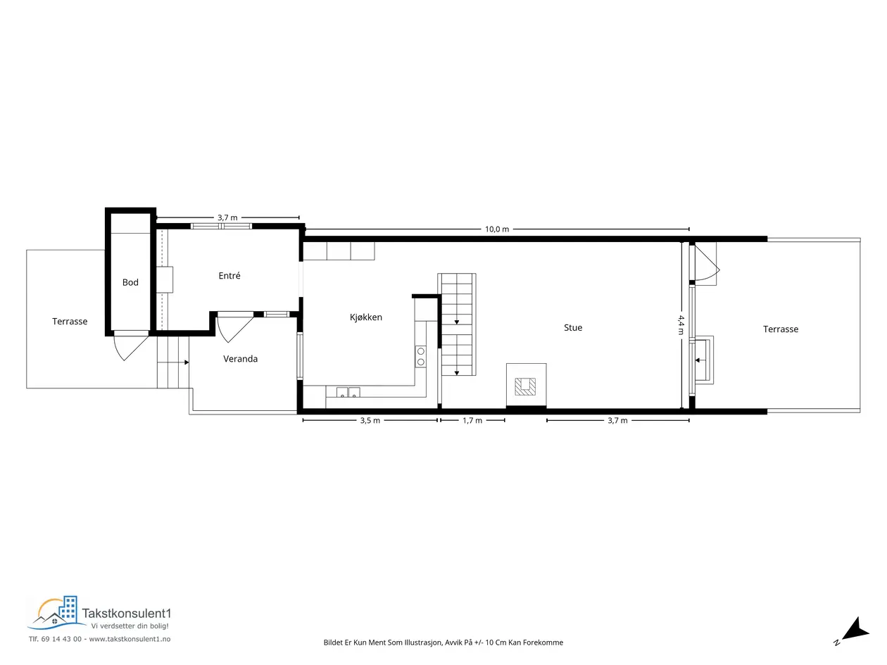 Rekkehus over 3 plan med familievennlig planløsning | Kjøkken 2017 | Garasje m/ elbillader | Stor terrasse og uteplass photo 4