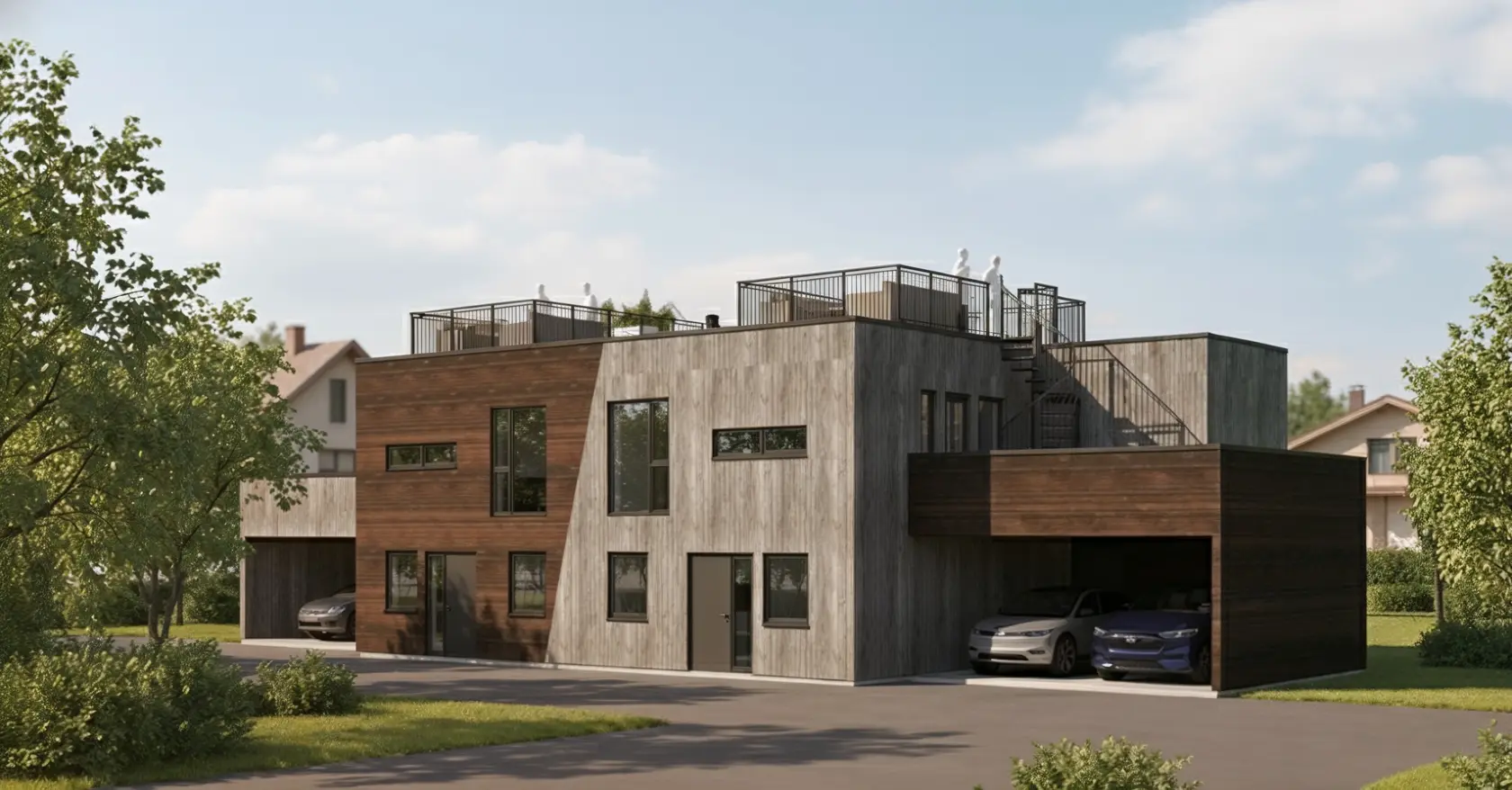SON: Liahagen 2.0 - Siste sjanse, kun en igjen! Arkitekttegnet prosjektert tomannsbolig - Takterrasse  photo 2