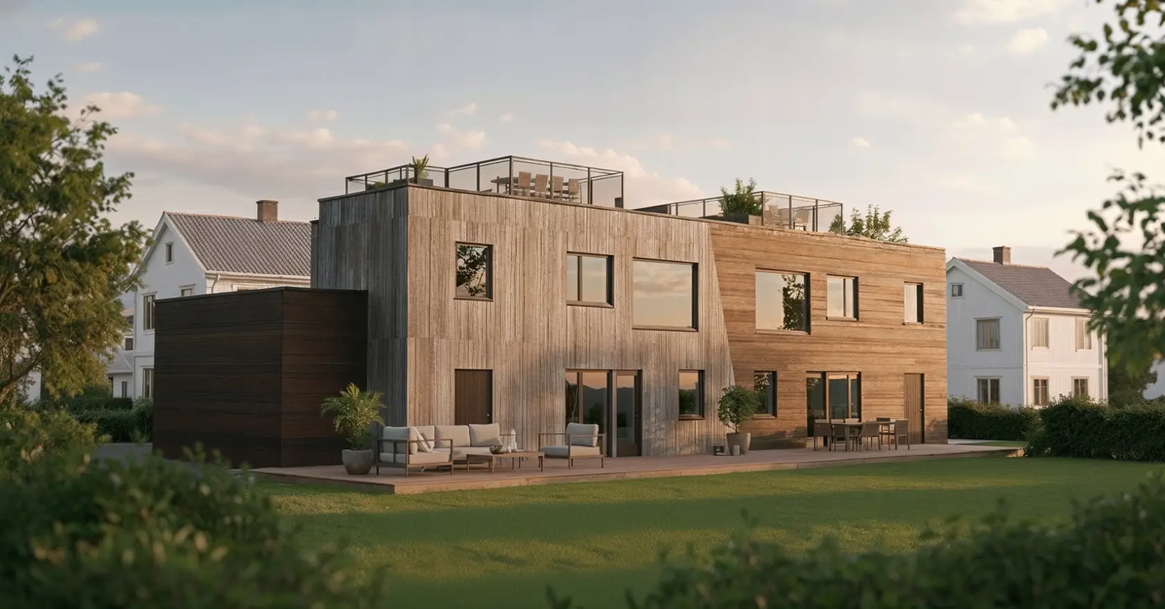 SON: Liahagen 2.0 - Siste sjanse, kun en igjen! Arkitekttegnet prosjektert tomannsbolig - Takterrasse  photo 4