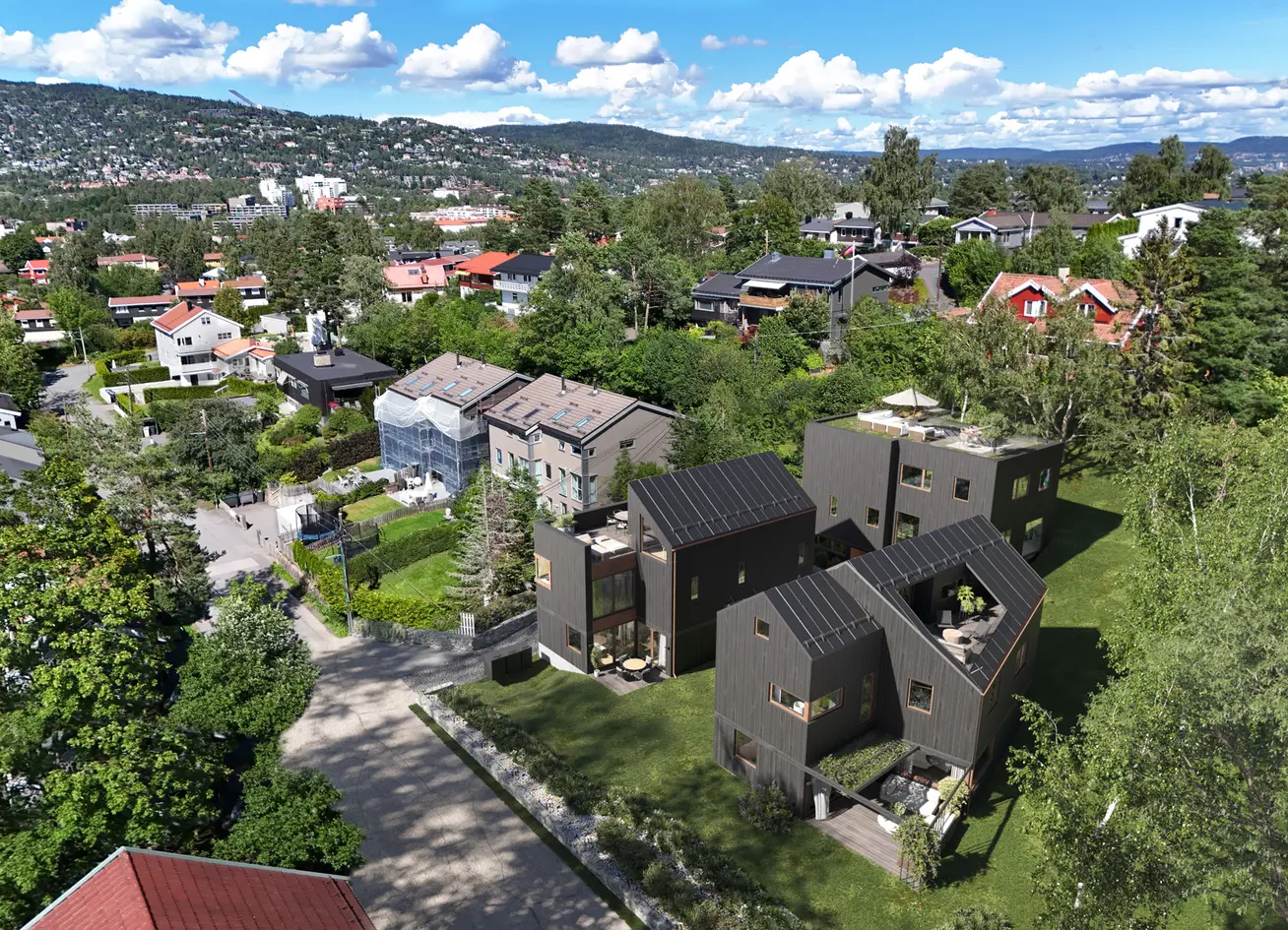 Store eneboliger (1 solgt). Hage-Utsikt-Dobbel garasje-*Hybel-Takterrasse-Gode solforhold-Bygging vedtatt-Lavt innskudd photo 3