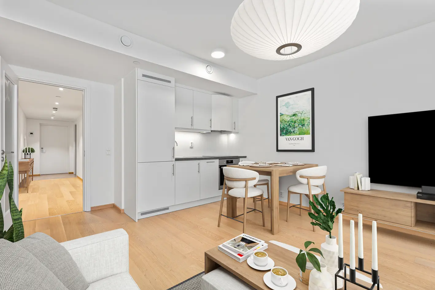 Moderne 2-roms fra 2022 | Garasjeplass med elbillader | Lave fellesutgifter  | Vestvendt balkong photo 4