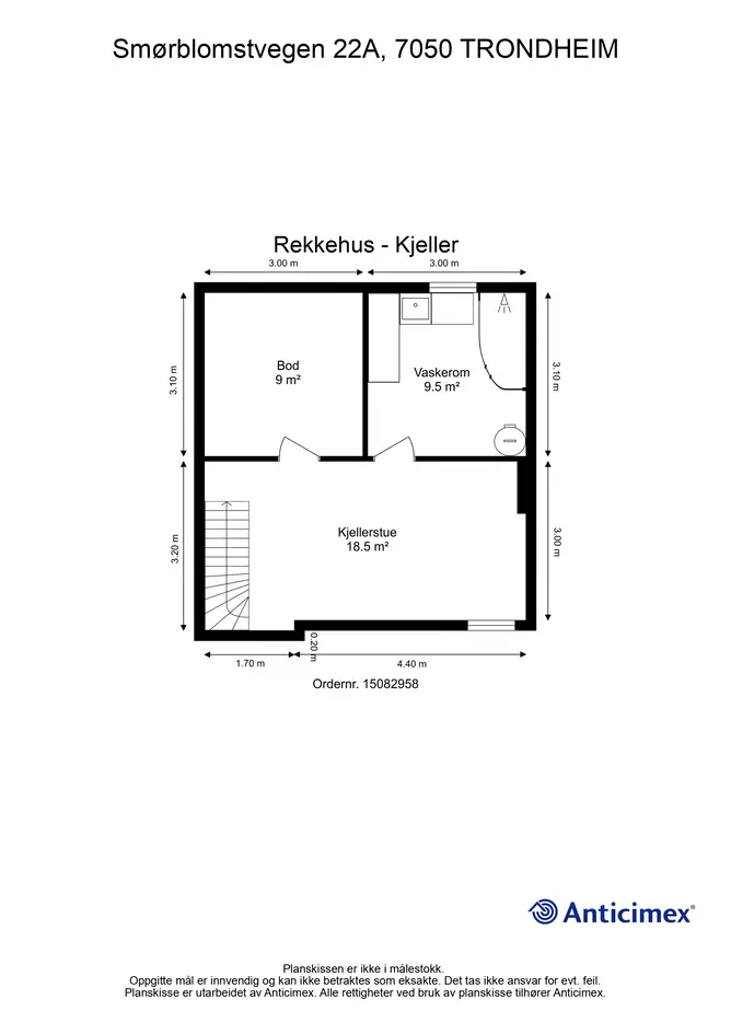 Familievennlig rekkehus med 3 sov, flott stue og 2 bad | Solrik terrasse på hele 50 m² | Garasje og p-plass m/elbillader - View 6