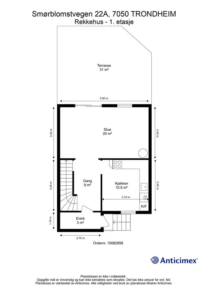 Familievennlig rekkehus i et etterspurt område | Solrik terrasse på 50 m² & Hage | Garasje & P-plass | Nærhet til alt! photo 5