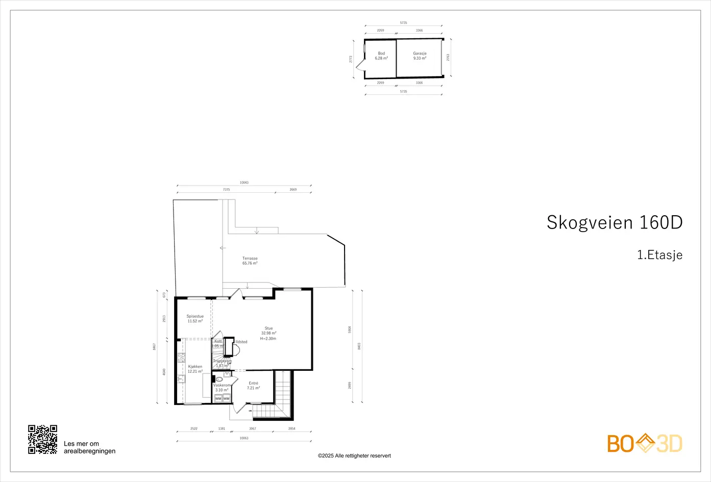 Lekkert og romslig enderekkehus over 3 plan - Solrike uteplasser og hage - Garasje - Attraktivt og barnevennlig - View 3