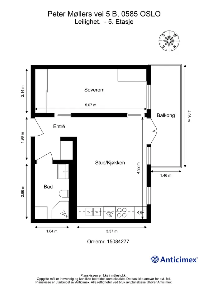 Apartment in Oslo, Sinsenengen, Grünerløkka - View 3