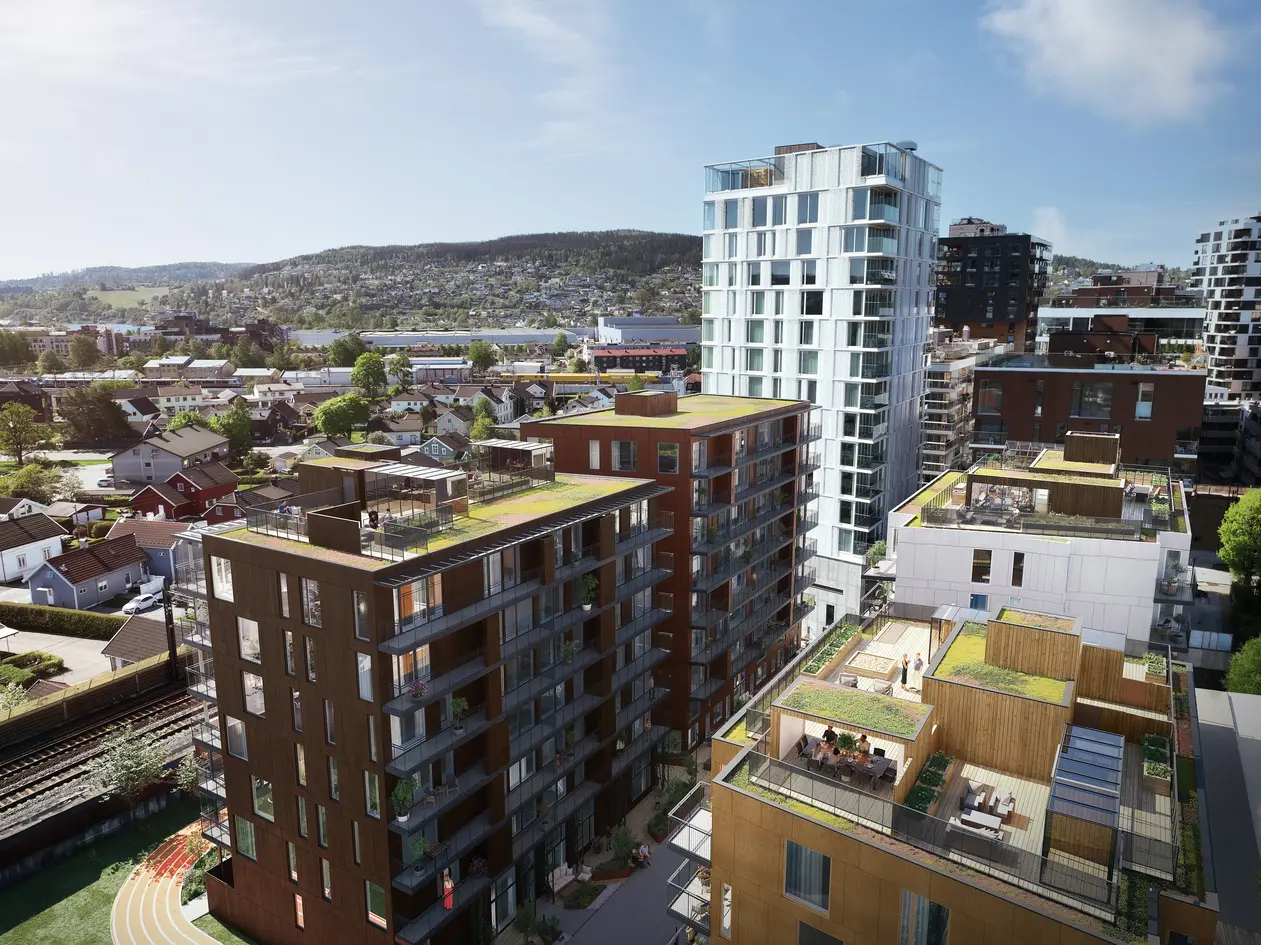 Sjelden mulighet - Topp/hjørneleil. - Privat takterrasse - Vestv. balk - Heis - 3 sov - 2 bad - Salg av kontraktposisjon photo 3
