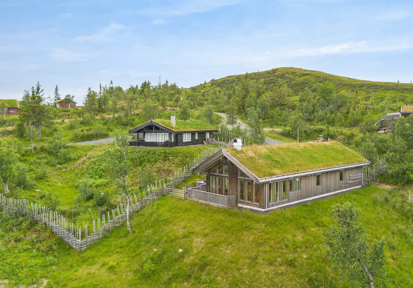 Fantastisk beliggende fjellhytte fra 2016 på populære Gamlestølen – høyt og fritt med utsikt, ca 1000 moh, etnedal