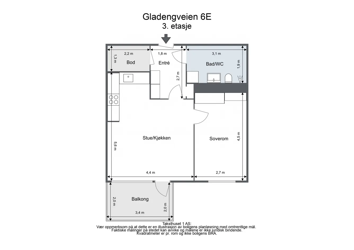 Tiltalende og romslig 2-roms | Nordvestvendt balkong | IN-ordning | Heis | Kort gangavstand til butikker & T-bane! photo 3