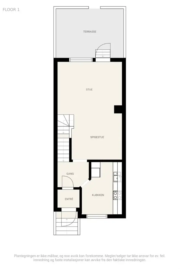 Familievennlig rekkehus over 3 plan | Stor og solrik terrasseplatting | Garasjeplass | Kort vei til buss og skole photo 4