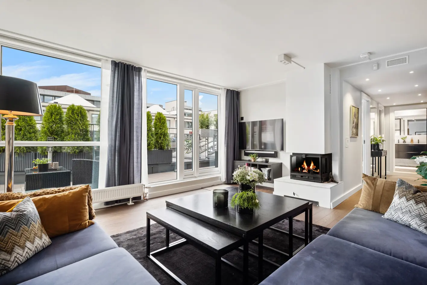 Eksklusiv toppleilighet med privat takterrasse på 20 kvm. Kveldssol. Garasjeplass. photo 2