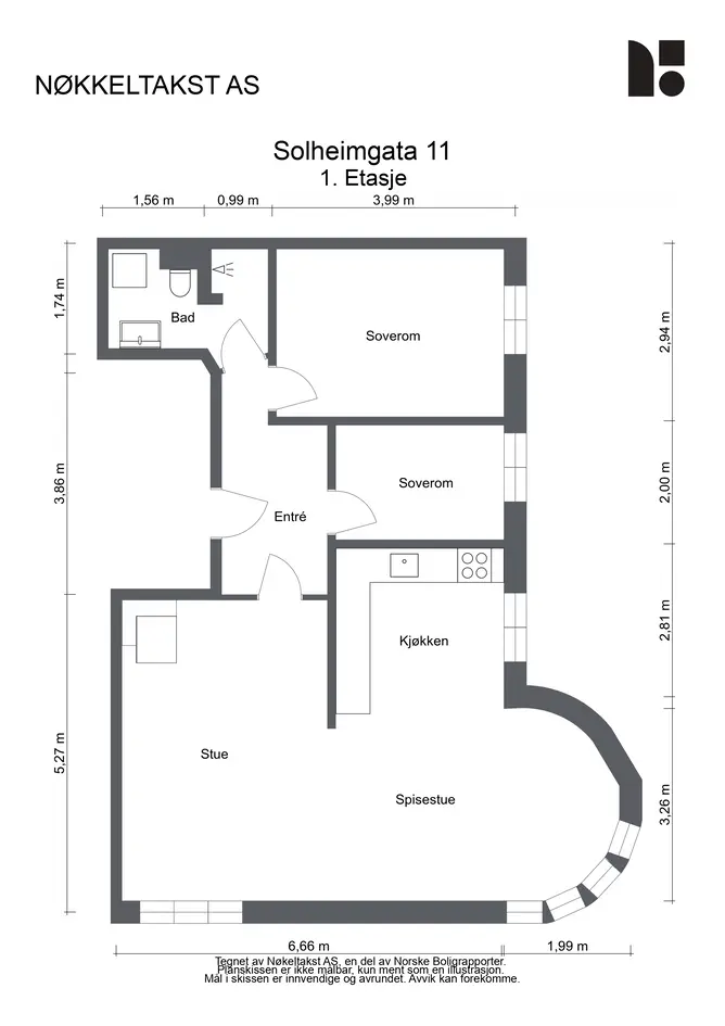 Apartment in Oslo, Schafteløkken, Frogner - View 4