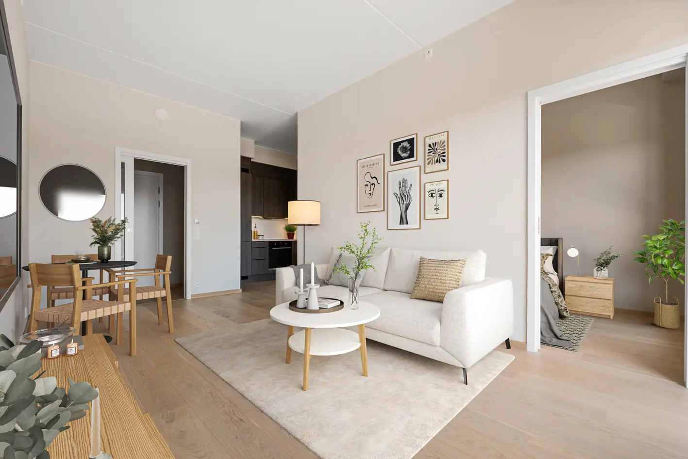 Ny og stilren 3-roms i 7. etg. | 13 m² østvendt balkong med formiddagssol | Lave omk. | Heis | Vannbåren gulvvarme photo 4