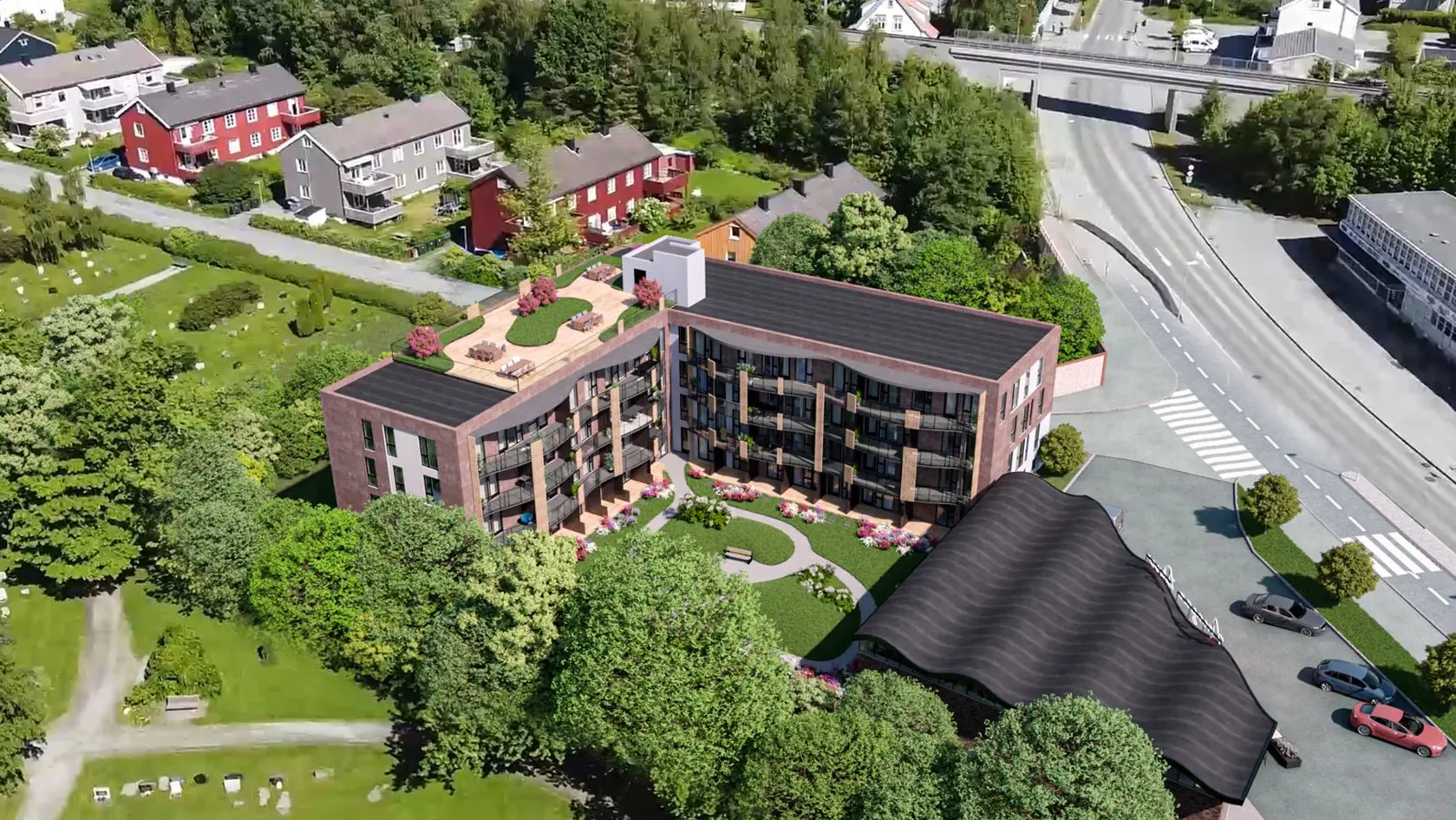 Romslig og moderne 2-roms på 53m² ferdigstilles sommer 26´. Høy standardleveranse. Vestvendt markterrasse. photo 4