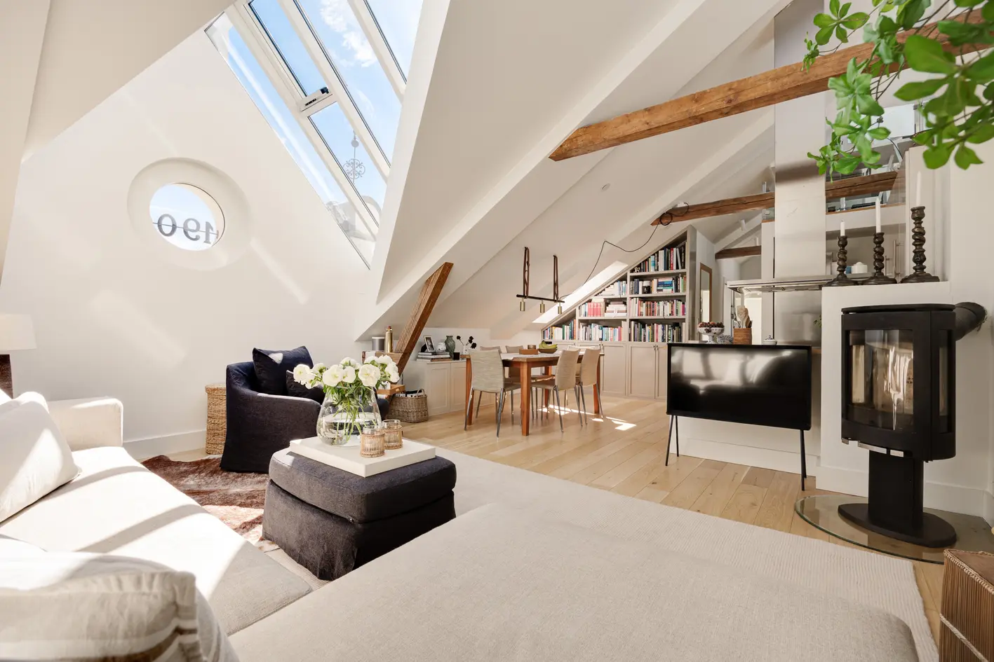 ST.HANSHAUGENS KANSKJE RÅESTE LOFTSLEILIGHET? -  34 m² privat takterrasse m/fjordutsikt  - Heis - Gulvareal på 97 m² - View 4