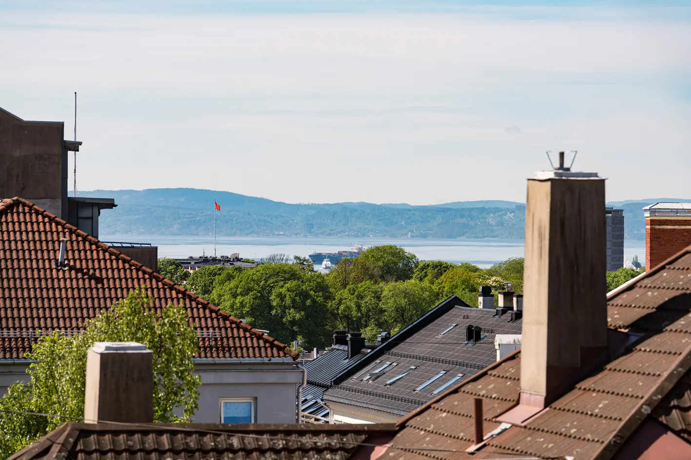 ST.HANSHAUGENS KANSKJE RÅESTE LOFTSLEILIGHET? -  34 m² privat takterrasse m/fjordutsikt  - Heis - Gulvareal på 97 m² - More