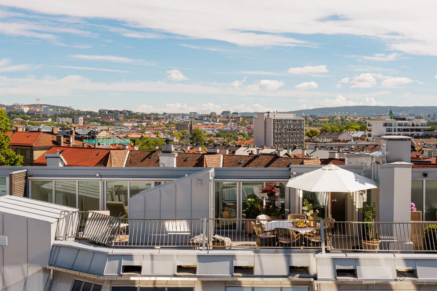 ST.HANSHAUGENS KANSKJE RÅESTE LOFTSLEILIGHET? -  34 m² privat takterrasse m/fjordutsikt  - Heis - Gulvareal på 97 m² - View 3