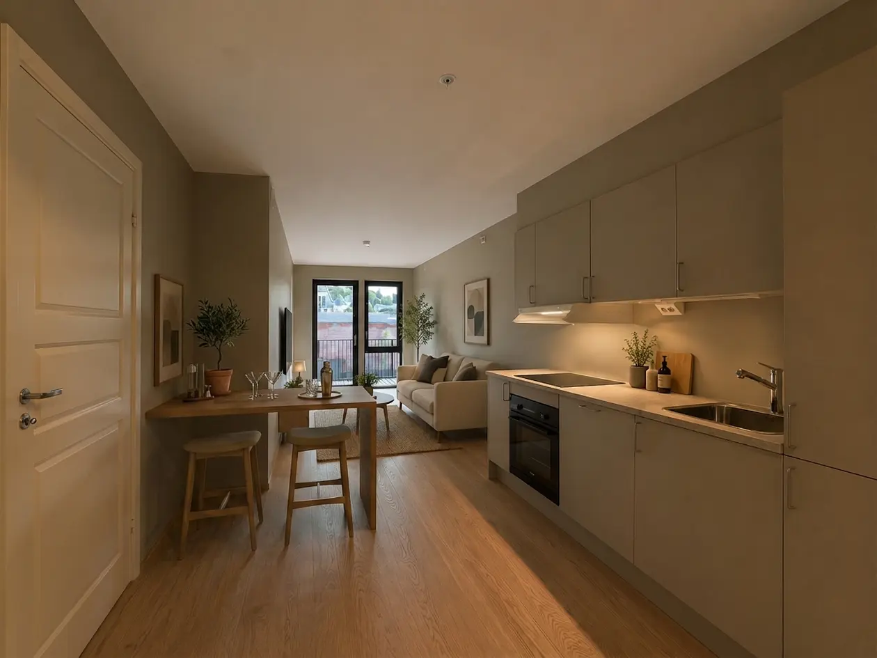 Pis de 1 habitacions, 44 m²