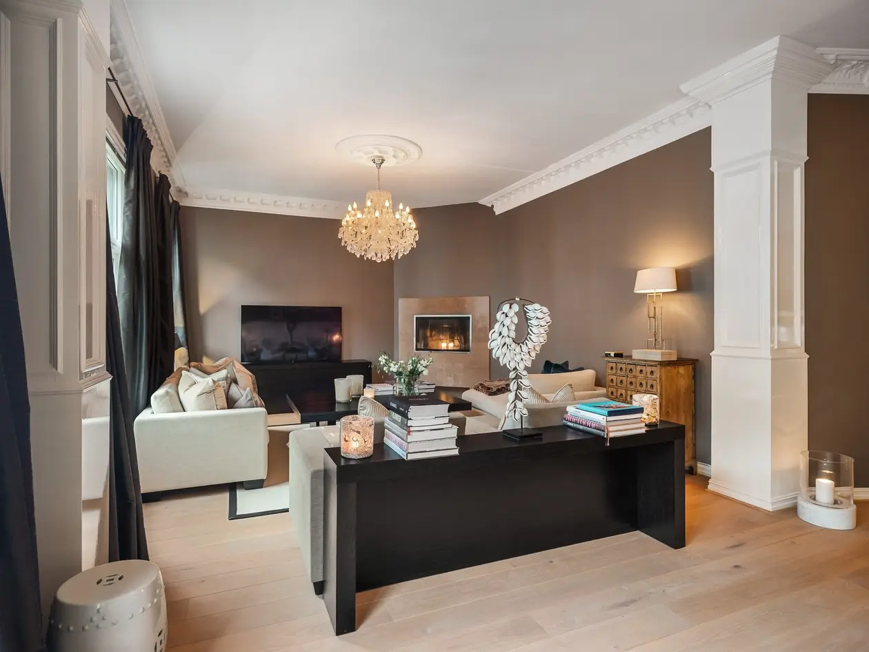 Klassisk leilighet med meget attraktiv beliggenhet - Stukkatur og rosetter - Vinrom - Balkong, 3 m² - 2 ildsteder photo 4