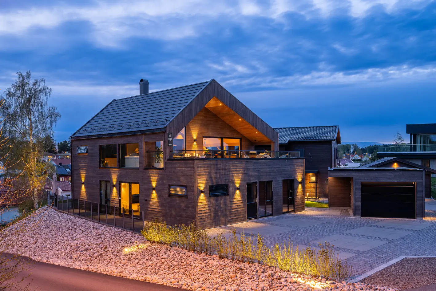Moderne smarthus- solrikt - sjøutsikt - hybel - barnevennlig - 2 el-billadere - høy standard - pent villa område!, duken