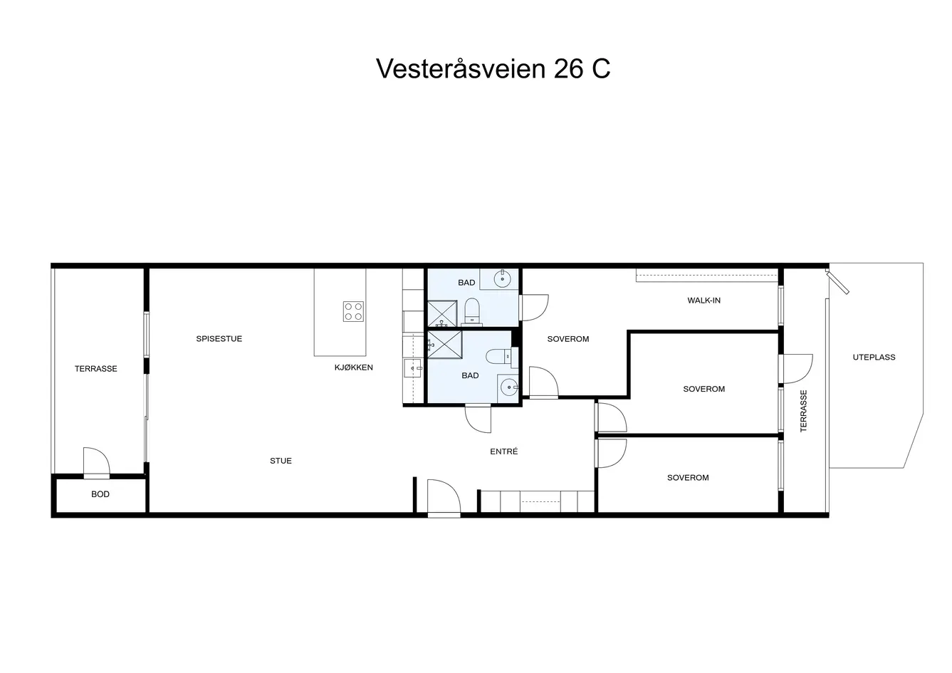 Rålekker 4-roms utsiktsleilighet m/høy 2026-standard |2 bad | 3 sov | 2 terrasser | Garasjepl. | Rolig | Gode solforhold photo 3