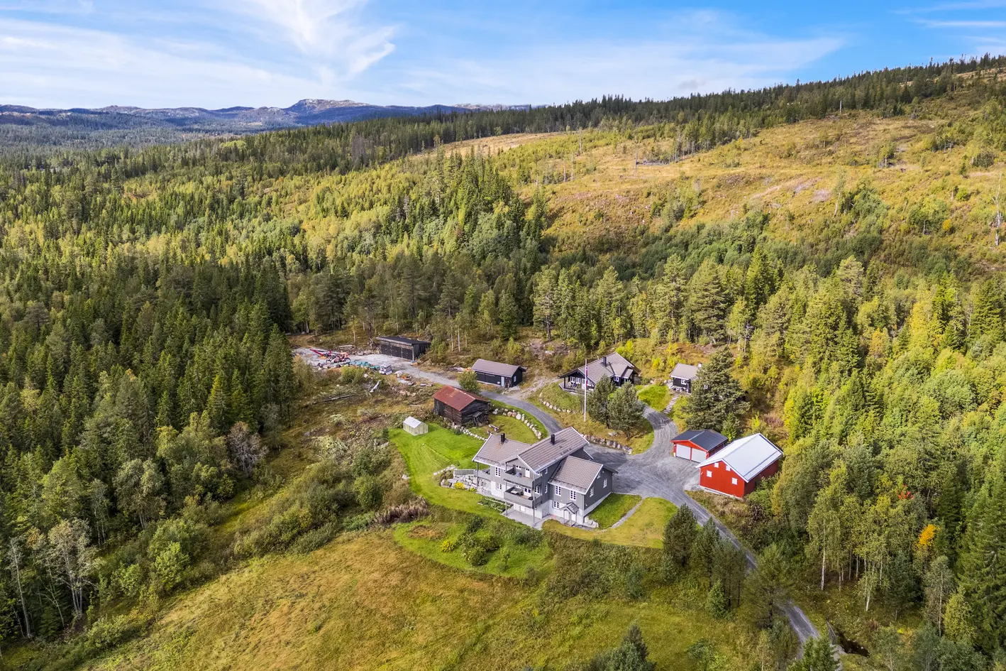 Ny pris! Augunsrud, Veggli. Idyllisk, usjenert småbruk/generasjonsbolig. Flott utsikt. Stor tomt. Visning i høstferien. photo 2