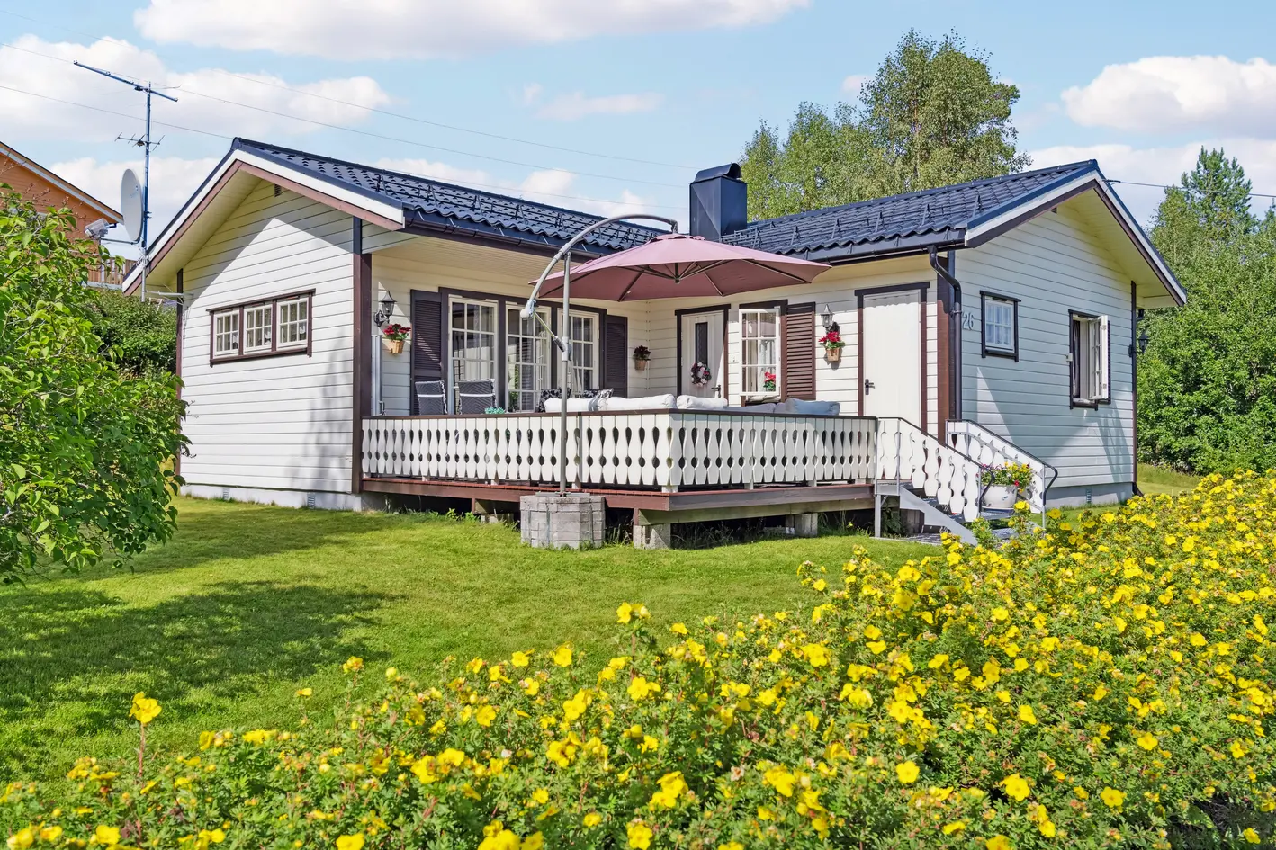 Koselig og velholdt enebolig brukt som fritidsbolig like ved Osensjøen - Stor tomt - Nærhet til natur photo 3